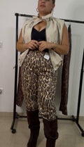 Pantalón LEOPARDO CON CINTURÓN